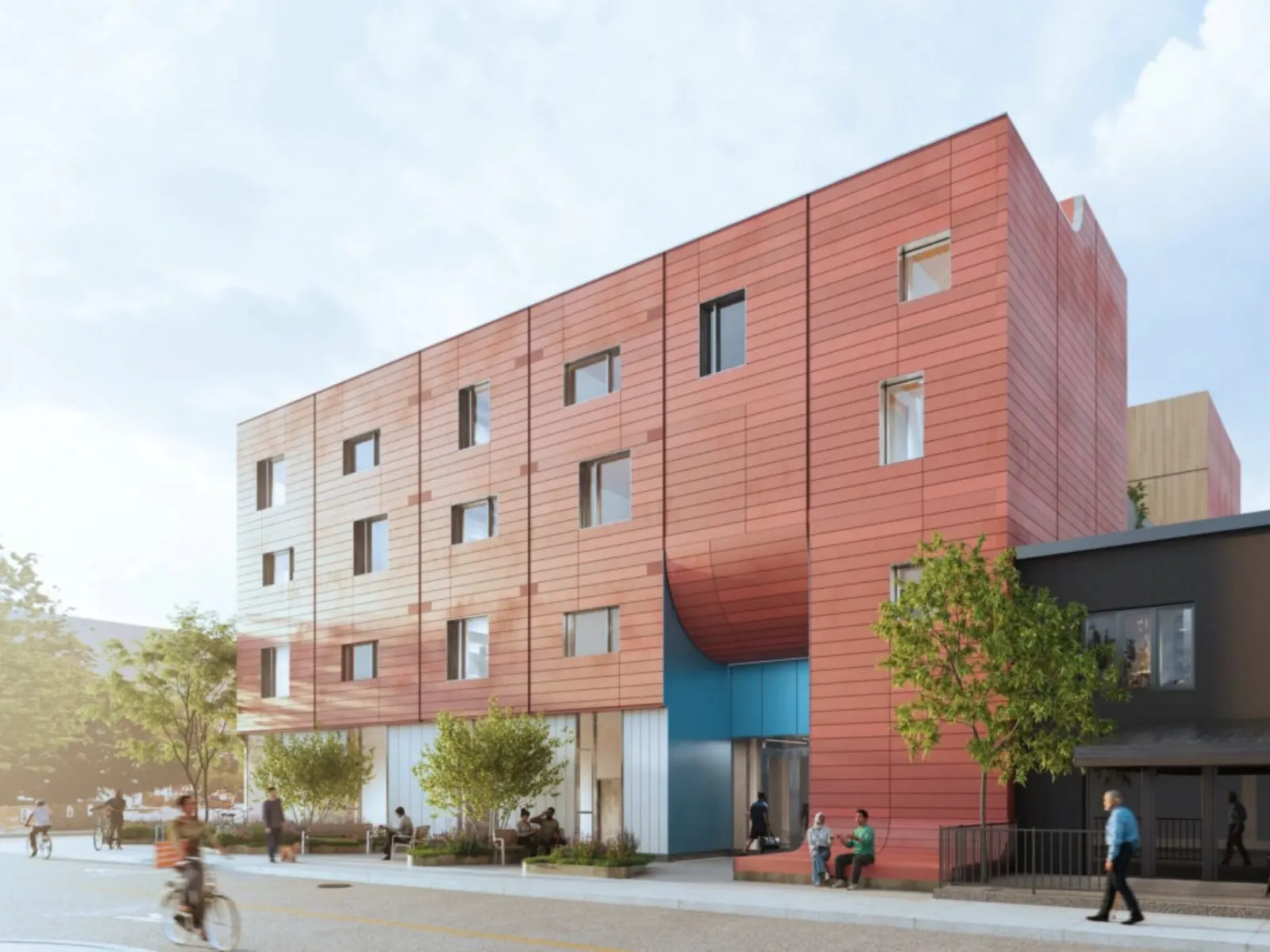 Artist rendering of the new building at 11 Brock Avenue in Toronto